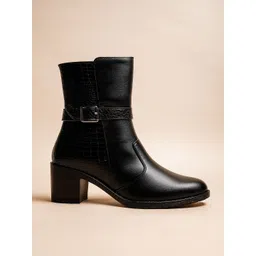 VALIOSAA Women Round Toe Cowboy Boots