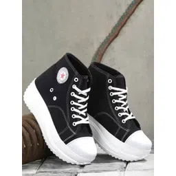 VANIYA SHOES Women Lace-Ups Colourblocked Sneakers