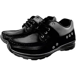 VARTIKA Traders, Men’s Leather Casual Walking Shoes | Comfortable Outdoor Lace-Up Sneakers with Durable Non-Slip Airmix Sole | Stylish