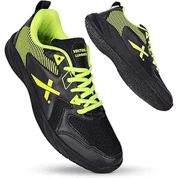 Vector X Luminous Tennis/Badminton Court Shoe, Elegent Design, Rubber Sole, Slip Resistance, Light Weight, EVA Insocks for Comfort