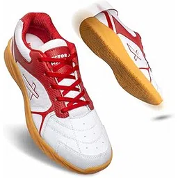 Vector X Ranger Badminton/Court Shoes Plus Non Marking Crepe Rubber Outsole, Lightweight & Comfort Shoe Best for Squash, Table Tennis,Volleyball, Basketball & Indoor Sports