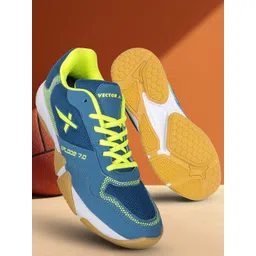 VECTOR X Unisex Lace-Ups Non-Marking Badminton Shoes