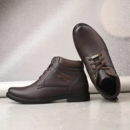 Vellinto BRONZO Casual Boots For Men ll Synthetic Leather Boots Casuals For Men Boots For Men