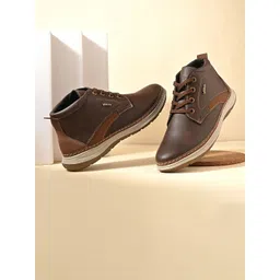 Vellinto Men Mid-Top Casual Regular Boots