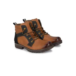 Vellinto Men Platform-Heeled Regular Boots