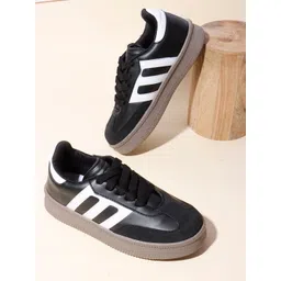 VENDOZ Women Colourblocked Lace-Ups Sneakers