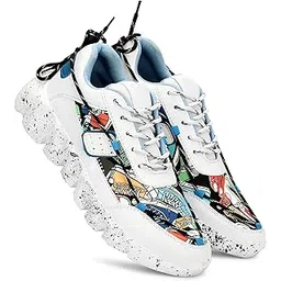 VEOGO Running Walking & Gym Shoes Casual Sneaker Running Shoes for Men (100)