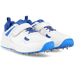 Victor Bowling Metal Spike Cricket Shoes for Men & Women | Cricket Spike Shoes with Phylon Sole, TPU Outsole & Synthetic Leather Upper Comes with Extra Nails & Keys to Tighten