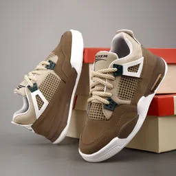 Vintage Core Chunky Soles High Tops For Boys Premium Pastel Pop Premium Stylish Sneakers For Men