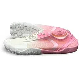 Viper Women's Sports Shoes | Lightweight Running, Walking & Gym Trainers | Cushioned Pink & White Sneakers | Breathable Comfort Fitness