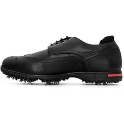 VIPERGOLF Men's Tour Pro MD Spiked Golf Shoes - Black
