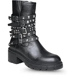 W_1037 Women's Genuine Leather High Ankle Boots | Chelsea Stylish Slip-On Design | Cushioned Insole for Comfort | Durable & Trendy for Everyday Wear