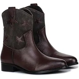 W2142 Women's Genuine Leather Chelsea Boots | Slip-On & Zip Design with Cushioned Insole | Durable, Comfortable & Trendy for Casual or Semi-Formal Wear