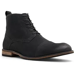 WALDRAMM Men Black Ankle Boots