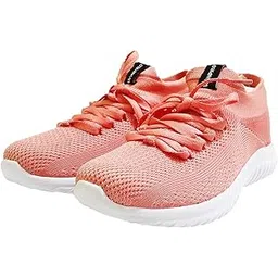 Walking Running Socks Sports Shoes for Women Running Shoes for Women (Peach)