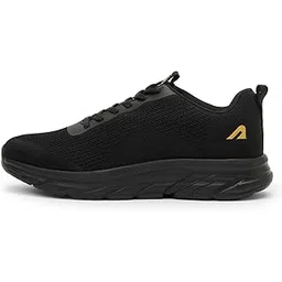 Walking Shoes for Men Casual Shoes for Men Soft Cushion with Laces for Man Jogging All Day Regular Wear Casual Comfortable Running Footwear Black 9