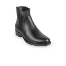 WALKWAY by Metro Textured Mid-Top Block Regular Boots