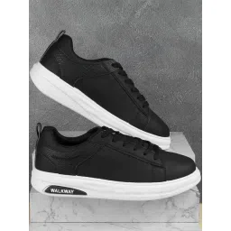 Walkway Men's Black Casual Sneakers
