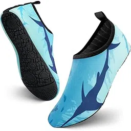 Water Shoes for Women Men Kids, Barefoot Quick-Dry Aqua Water Socks Slip-on Swim Beach Shoes for Snorkeling Surfing Kayaking Beach Walking Yoga