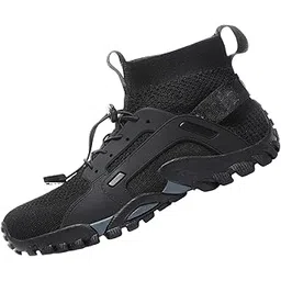 Water Shoes Sneakers Lightweight Hiking Shoes for Outdoor Trekking Casual 39Yard Black