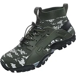 Water Shoes Sneakers Lightweight Hiking Shoes for Outdoor Trekking Casual 44Yard White Green|Clothing, Shoes & Accessories | Men's Shoes | Athletic