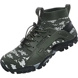 Water Shoes Sneakers Lightweight Hiking Shoes For Outdoor Trekking Casual 48Yard White Green | Men'S Shoes | Athletic