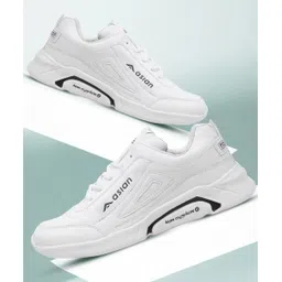 Waterproof-05 sports shoes for men | Latest Stylish Casual sport shoes for men | running shoes for boys | Lace up Waterproof white shoes for running, walking, gym, trekking, hiking & party Running Shoes For Men