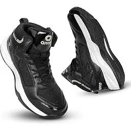 Wave Men's Basketball Shoes - Superior Traction, Slip Resistant Rubber Outsole, Bouncy EVA Insole for Plush Comfort, Multi Directional Flexibility