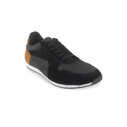 WBNY Men Black & Grey Colourblocked Sneakers