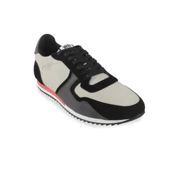 WBNY Men Grey & Black Colourblocked Sneakers