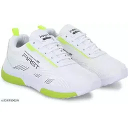WHITE-4547 Walking Shoes For Men