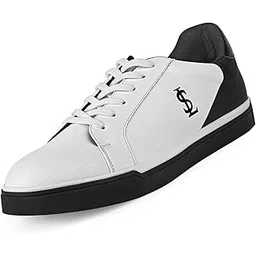 White and Black Sneaker for Men | Comfortable Sneaker | LSP-SNK-AVI003-WHJB