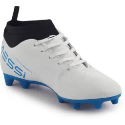 White Ankle HardGround Lightweight TPU Sole Studs Football Shoes Football Shoes For Men