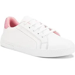 White Casual Shoes Sneakers for Women-CT-W-4030