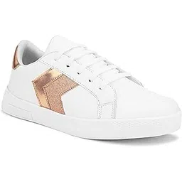 White Casual Shoes Sneakers for Women-CT-W-4039