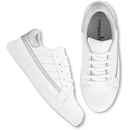 White Casual Shoes Sneakers for Women(W-4023)