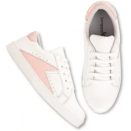 White Casual Shoes Sneakers for Women(W-4033)