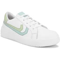 White Casual Shoes Sneakers for Women(W-4045)