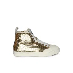 Whitesta Women's Gold Sneakers