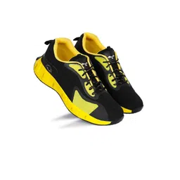 WIN9 Men Black Mesh Walking Non-Marking Shoes