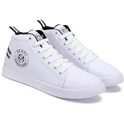 WINGSCRAFT - Comfortable & Breathable Resin Lace-Ups Casual High Tops Snearker Shoe for Men l Sports Shoes for Men | Walking Shoes for Men | Gym Shoes for Men & Boys