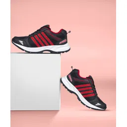 wndr-13 sports shoes for men | Latest Stylish Casual sport shoes for men |running shoes for boys | Lace up Lightweight black shoes for running, walking, gym, trekking, hiking & party Running Shoes For Men