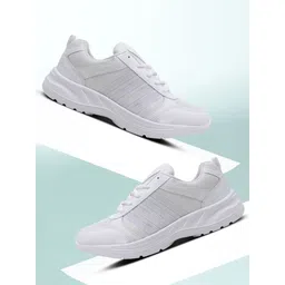 Wndr,Cosko-13 White Boys School Shoes,Running Shoes,Walking Shoes,Sports Shoes,Gym Shoes Running Shoes Training & Gym Shoes For Men