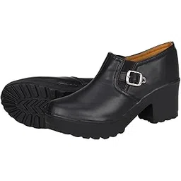 women ankle length boots | Extra cushioned footbed and skin-friendly ankle Boot with block low heels | Trendy, Stylish, Casual Boots with slip-on closure | Winter, snow, and everyday outings