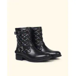 Women Ankle-Length Boots with PU Upper