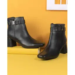 Women Ankle-Length Boots with Synthetic upper