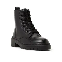 Women Ankle-Length Lace-Up Boots