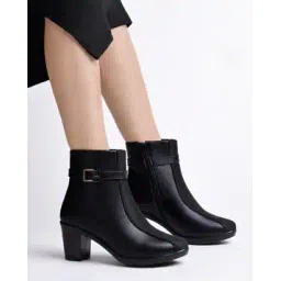 Women Ankle-Length Slip-On Boots
