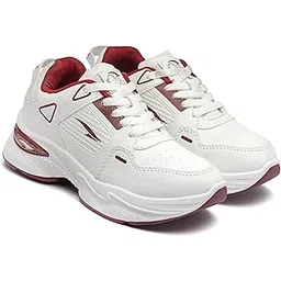 Women AROMA-03 Running and Casual wear Running Shoes with Laces, Lightweight and Comfortable Shoes Gym and Sports Shoes for Women & Girls with Stylish Design