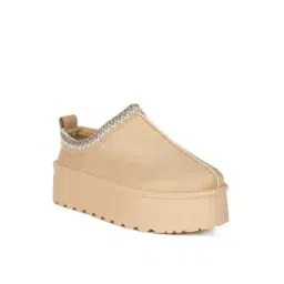 Women Booties with Suede Upper